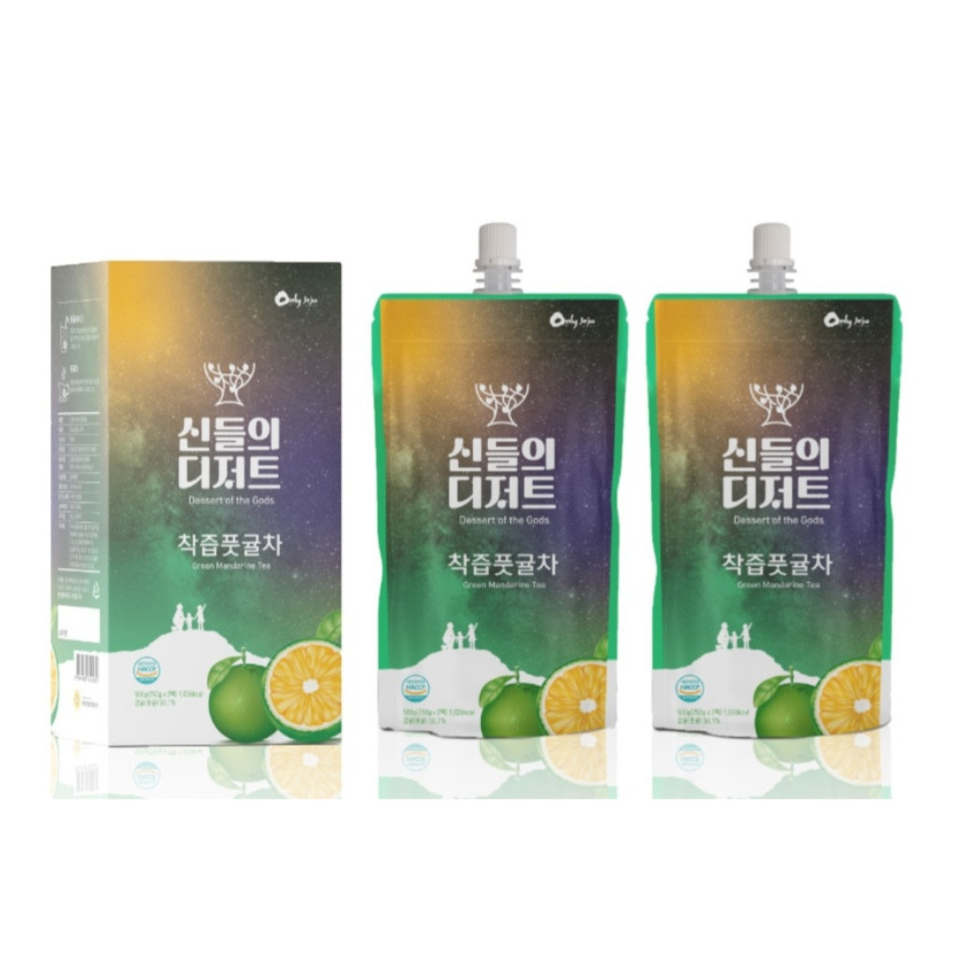 Dessert of the gods - Squeezed Green Tangerine Orange Tea (250g x 2ea) - New!