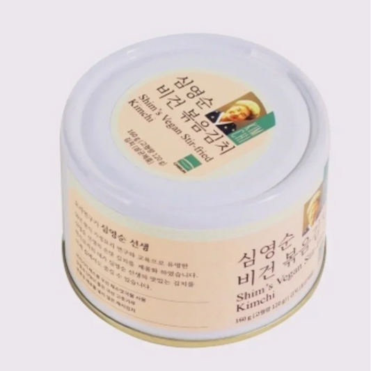 Shim Young Soon Vegan Stir-fried Kimchi 160g can