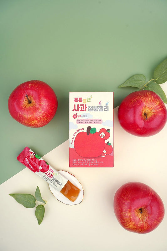 Tuntun Plan Apple Iron Jelly 400g (20g x 20 packs)