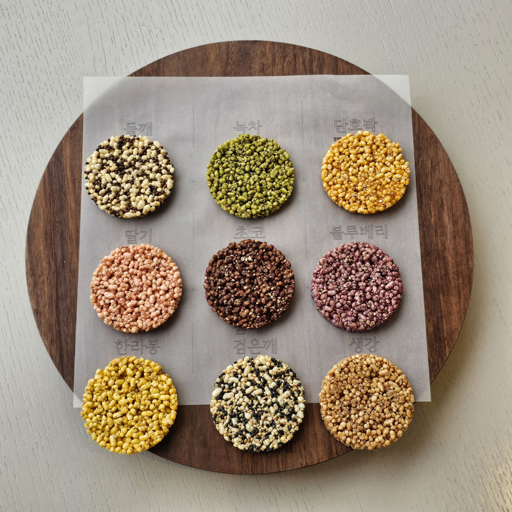 Andong Ssalaeda Oven-Baked Rice Puffs (300g, 27ea, 9 flavors) - New!