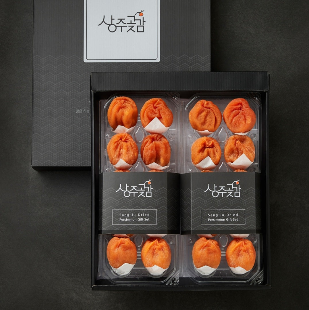 Sangju premium Semi-dry Persimmons (20 pieces, 2 boxes of 10 pieces/ box)