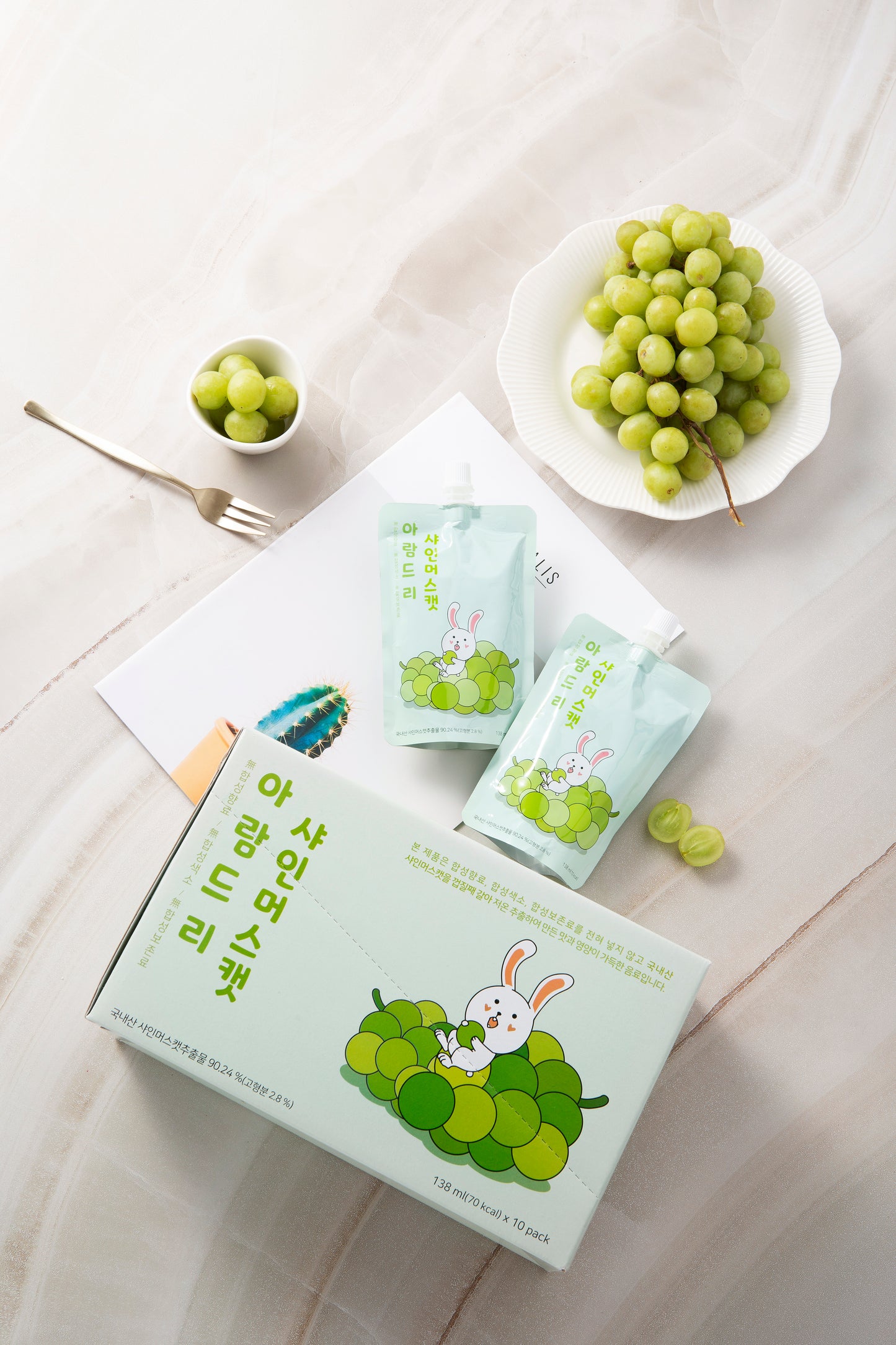 10 korean grape juice pouch 